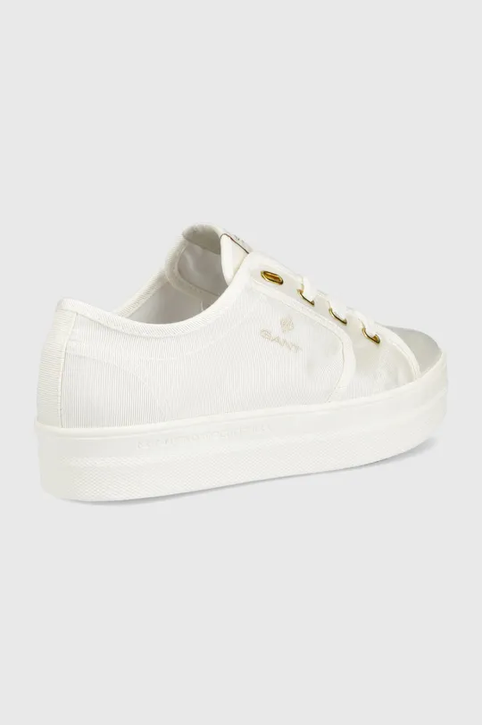 Πάνινα παπούτσια Gant Leisha λευκό