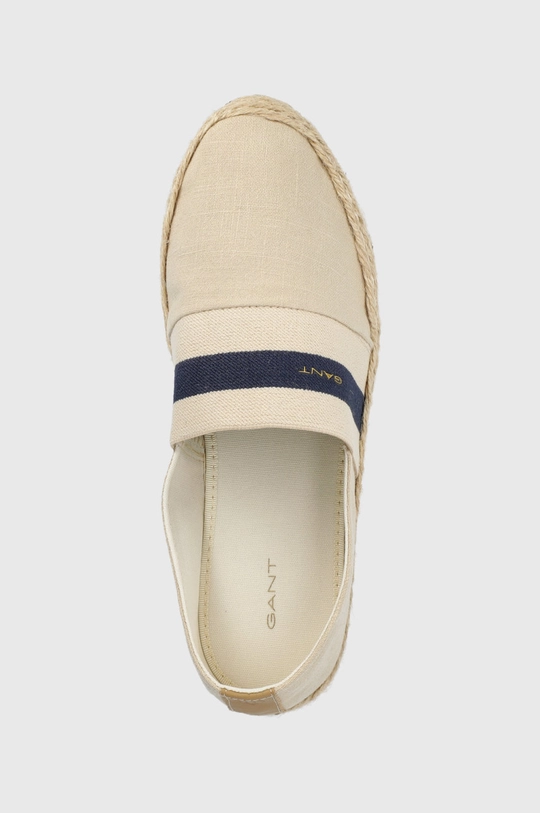 béžová Espadrilky Gant Raffiaville