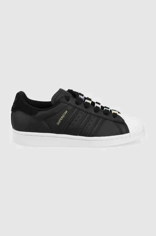czarny adidas Originals sneakersy skórzane Superstar GZ0867 Damski