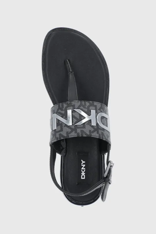 čierna Kožené sandále Dkny