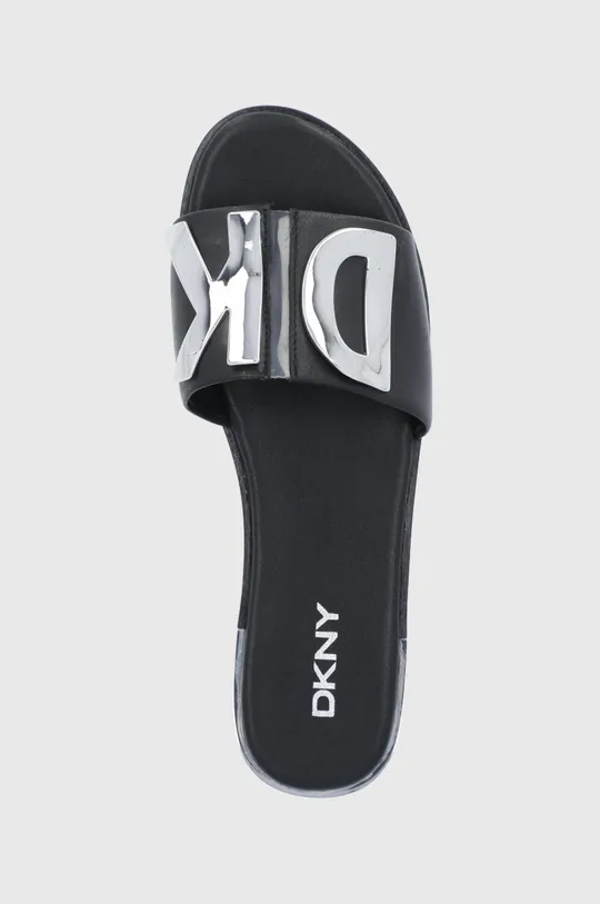 μαύρο DKNY - Δερμάτινες παντόφλες