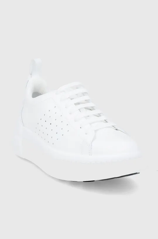 Red Valentino - Δερμάτινα παπούτσια λευκό