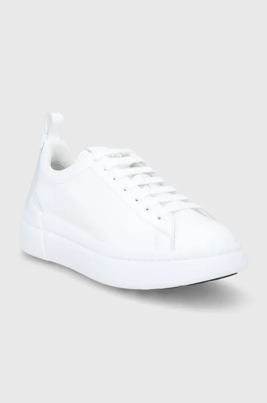 Red Valentino - Δερμάτινα παπούτσια λευκό