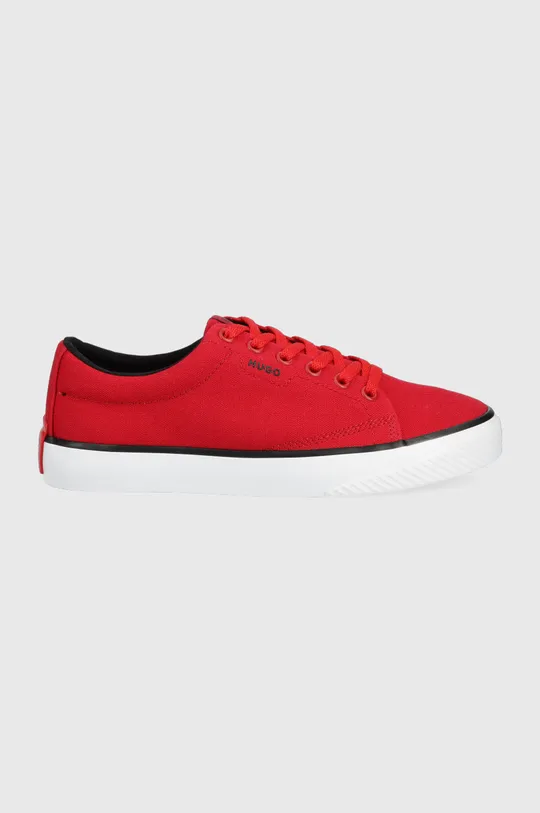 κόκκινο Πάνινα παπούτσια HUGO Dyer Γυναικεία
