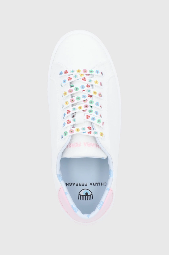 білий Черевики Chiara Ferragni Tennis Eyestar Canvas