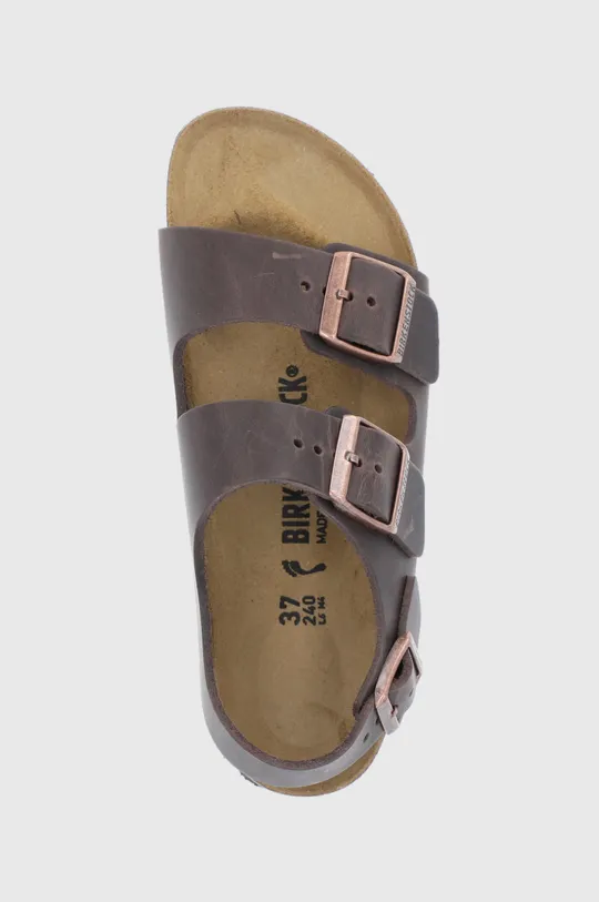 marrone Birkenstock sandali in pelle Milano
