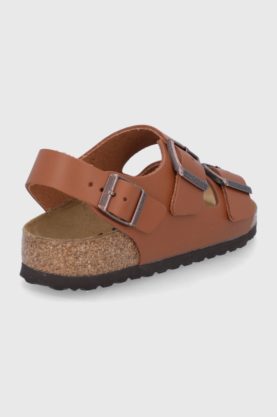 Usnjeni sandali Birkenstock Milano  Steblo: Naravno usnje Notranjost: Semiš usnje Podplat: Sintetični material