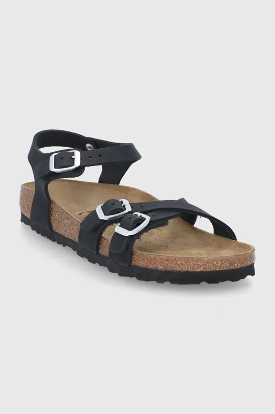 Kožené sandále Birkenstock Kumba čierna