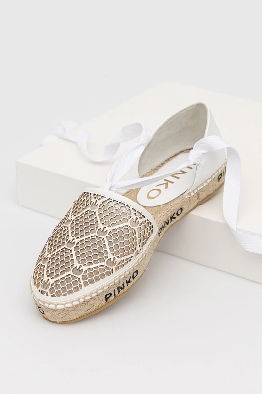 Pinko espadryle biały