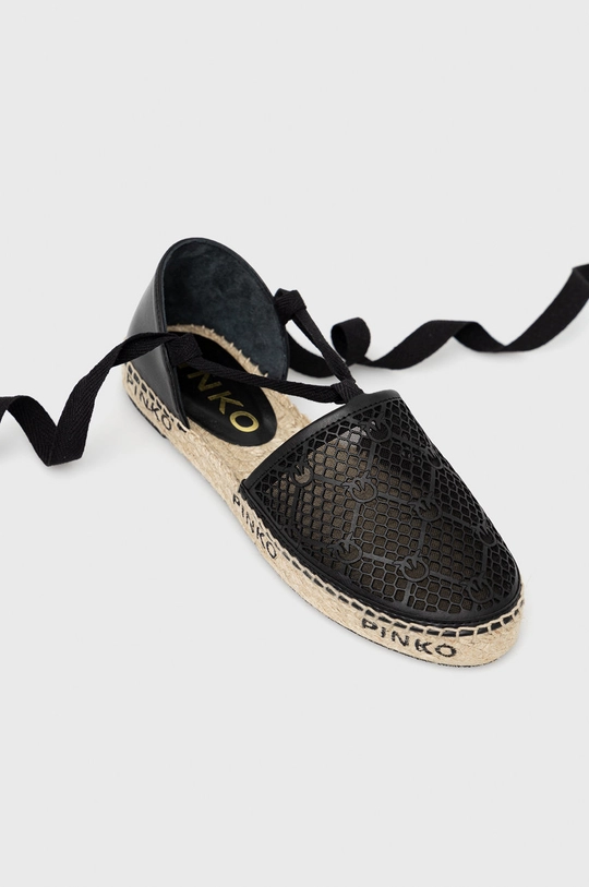 Pinko espadryle czarny