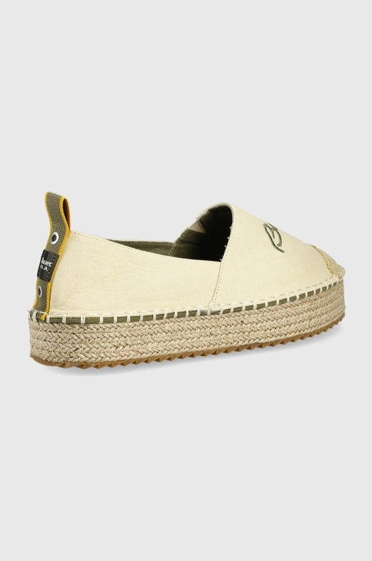 Blauer espadryle beżowy