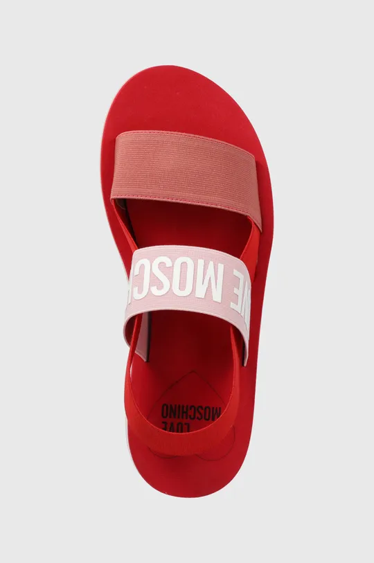 červená Sandále Love Moschino