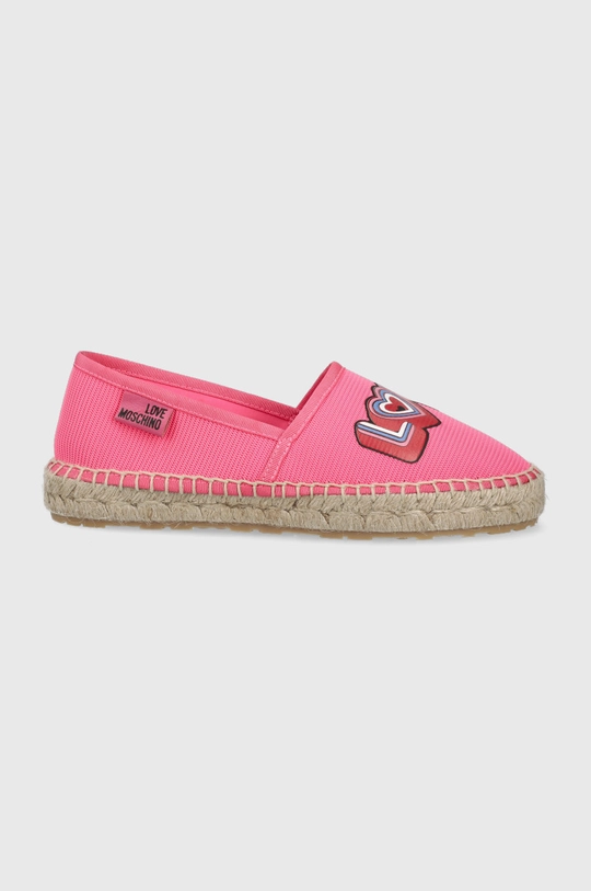 różowy Love Moschino espadryle Damski