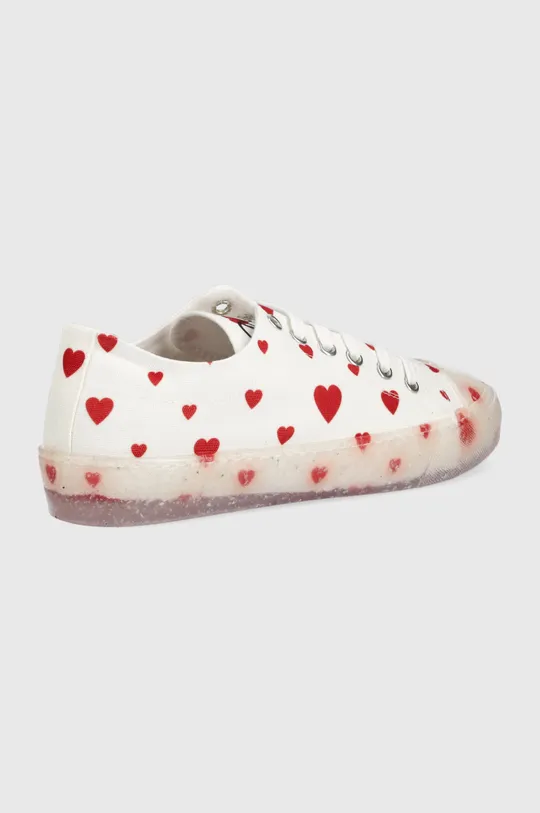 Πάνινα παπούτσια Love Moschino λευκό