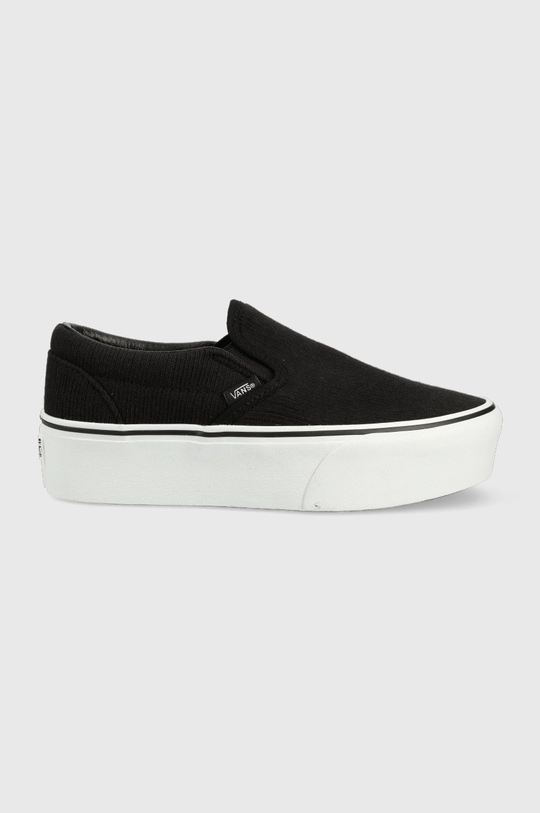 czarny Vans tenisówki UA Classic Slip-On Stackform Damski