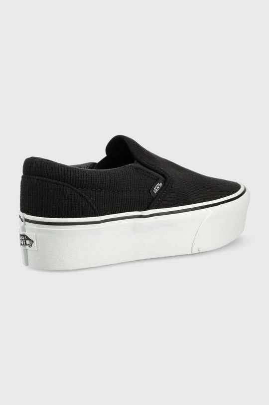 Vans tenisówki UA Classic Slip-On Stackform czarny