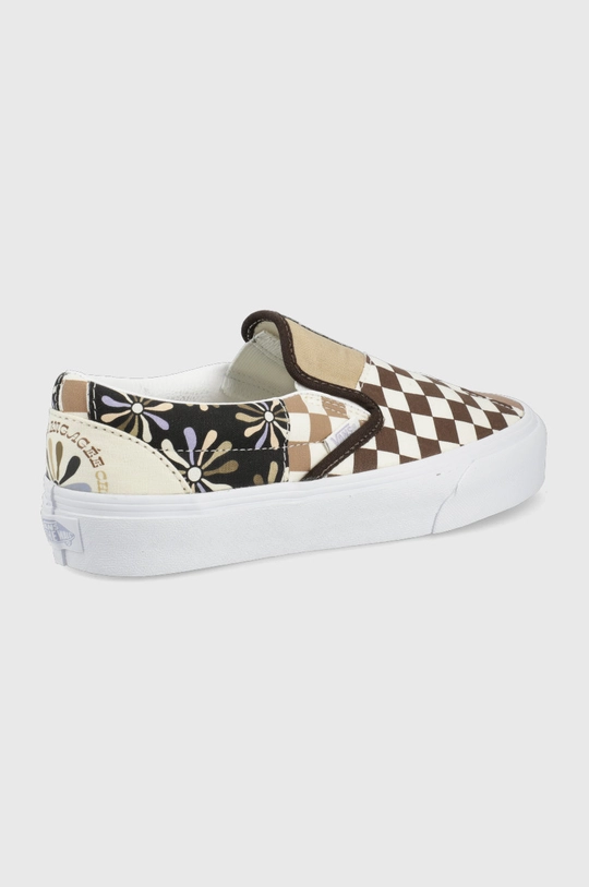 Vans tenisówki UA Classic Slip-On Patchwork Divine brązowy