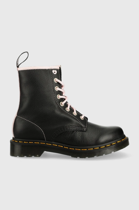 μαύρο Δερμάτινα workers Dr. Martens Γυναικεία