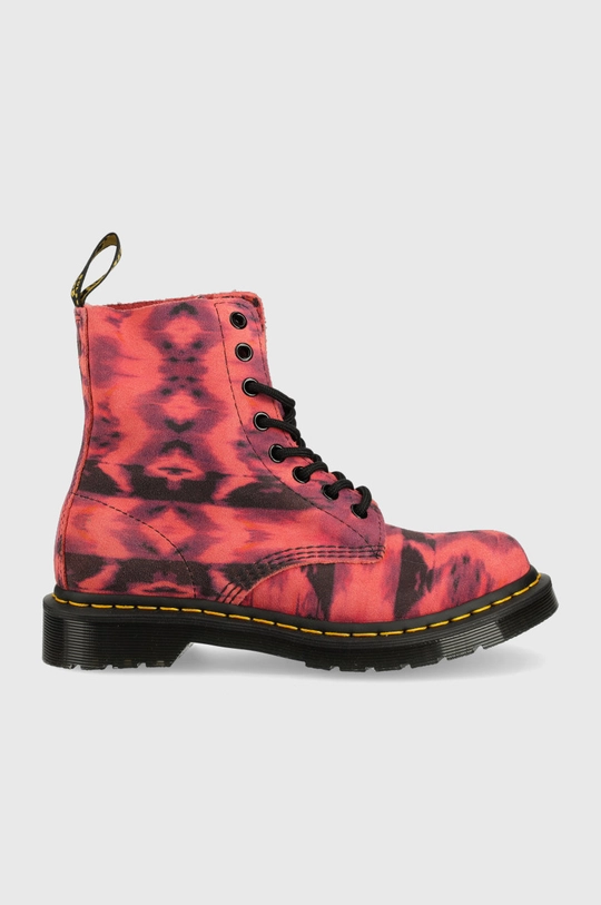 roza Nizki škornji iz semiša Dr. Martens Ženski