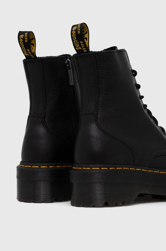 Dr. Martens leather biker boots Uppers: Natural leather Inside: Textile material, Natural leather Outsole: Synthetic material