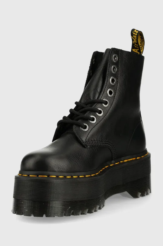 Dr. Martens leather biker boots  Uppers: Natural leather Inside: Textile material, Natural leather Outsole: Synthetic material