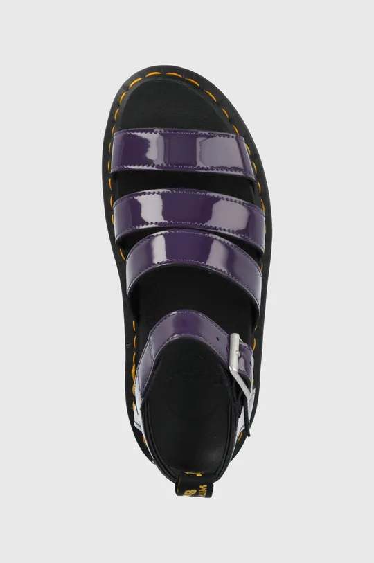 violet Dr. Martens leather sandals