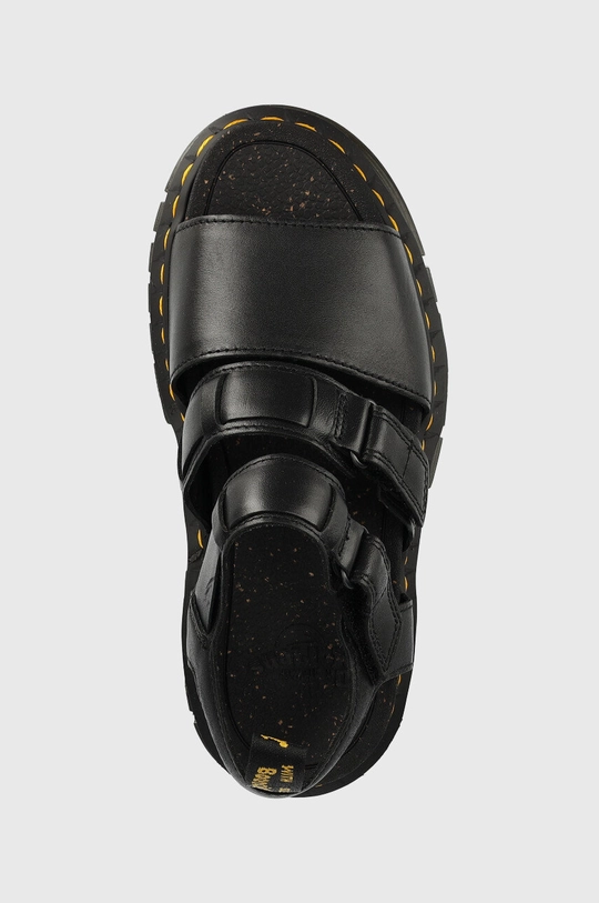 black Dr. Martens leather sandals