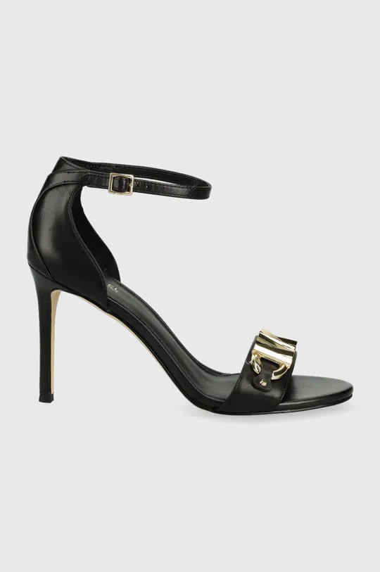 fekete MICHAEL Michael Kors bőr szandál Izzy Sandal Női