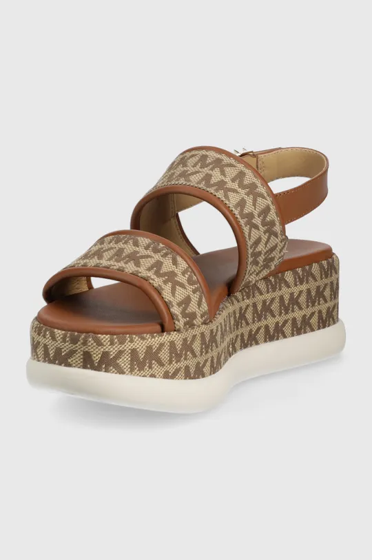 Sandále MICHAEL Michael Kors Presley Platform Sandal  Zvršok: Textil, Prírodná koža Vnútro: Prírodná koža Podrážka: Syntetická látka