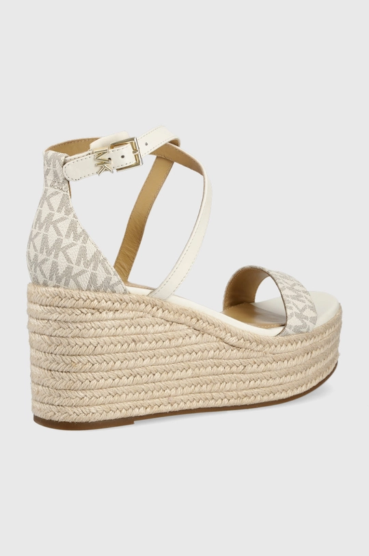 Сандалі Michael Kors Serena Wedge Espadrille бежевий