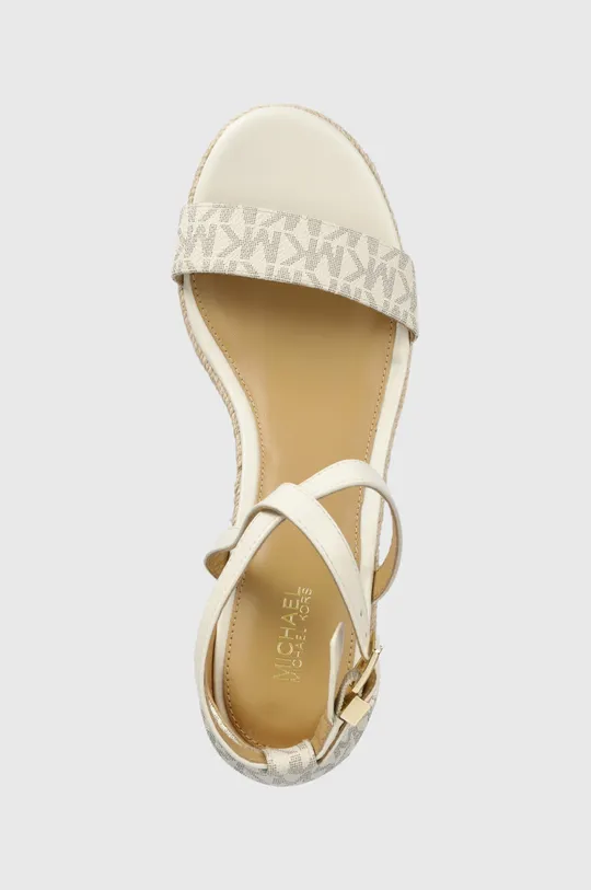 beżowy Michael Kors sandały Serena Wedge