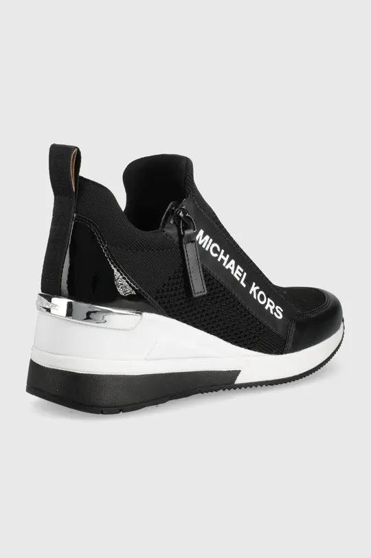 Topánky MICHAEL Michael Kors Willis Wedge Trainer čierna