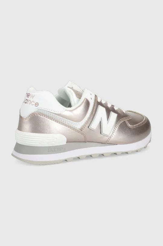 Δερμάτινα παπούτσια New Balance Wl574lb2 ροζ