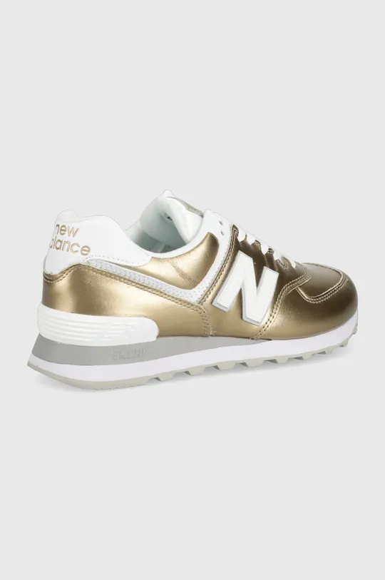 New Balance leather shoes WL574LC2 golden