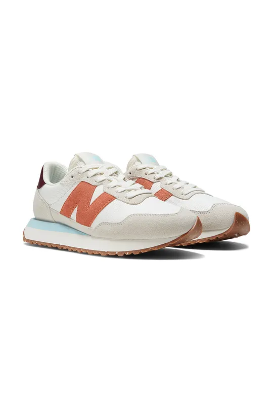 Δερμάτινα αθλητικά παπούτσια New Balance Ws237ba λευκό