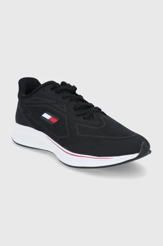 Športové topánky Tommy Sport Sleek čierna