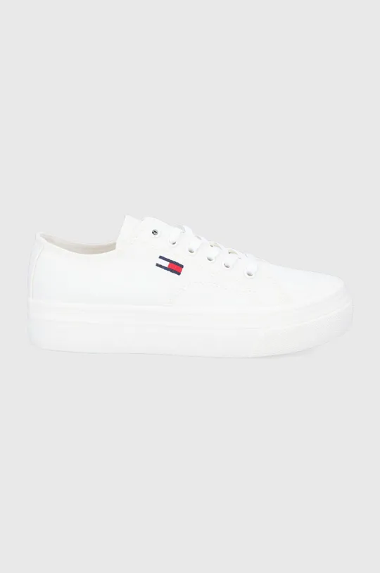 λευκό Πάνινα παπούτσια Tommy Jeans Γυναικεία
