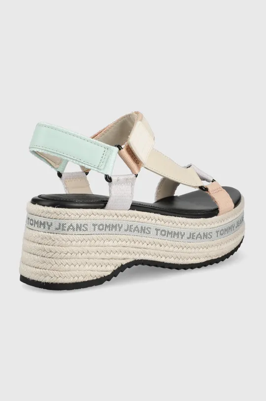 Tommy Jeans sandały EN0EN01810.L4T.WEDGE.S multicolor