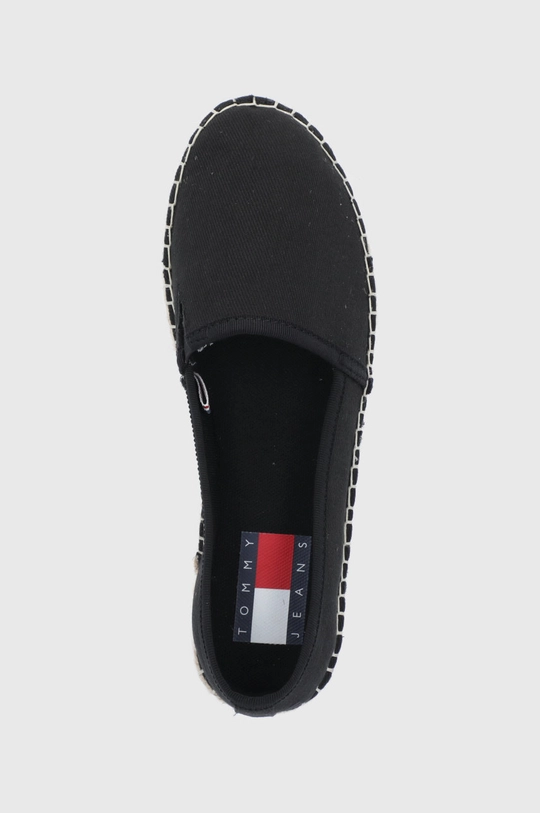 czarny Tommy Jeans espadryle EN0EN01832.BDS.FLATFOR