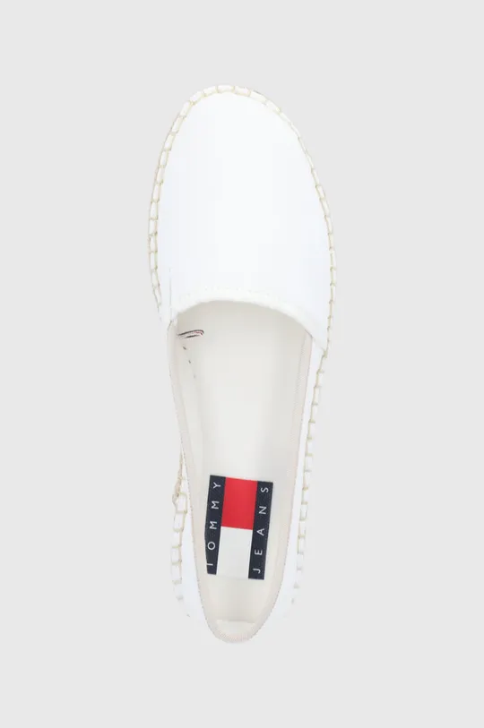 biały Tommy Jeans espadryle EN0EN01832.YBR.FLATFOR
