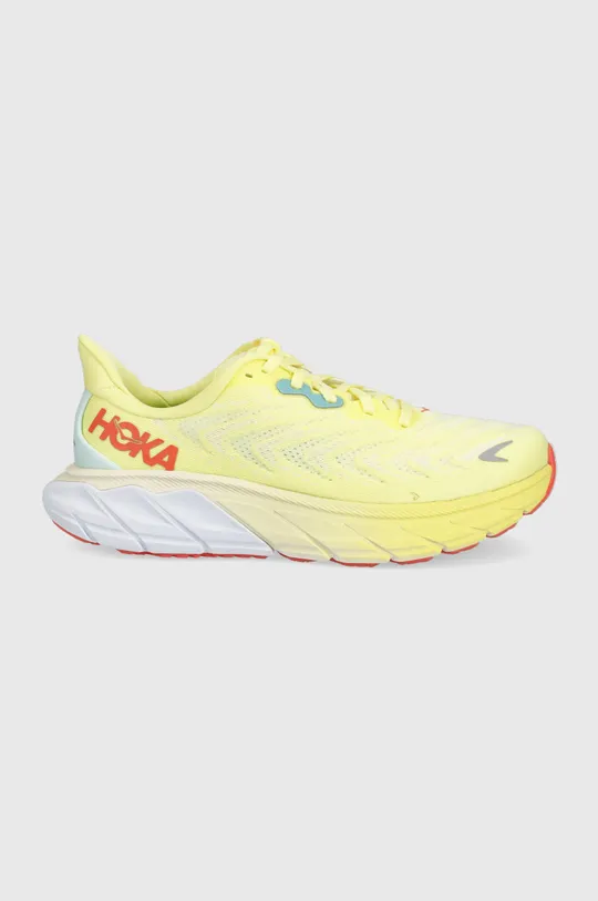 yellow Hoka One One running shoes Arahi 6 Women’s