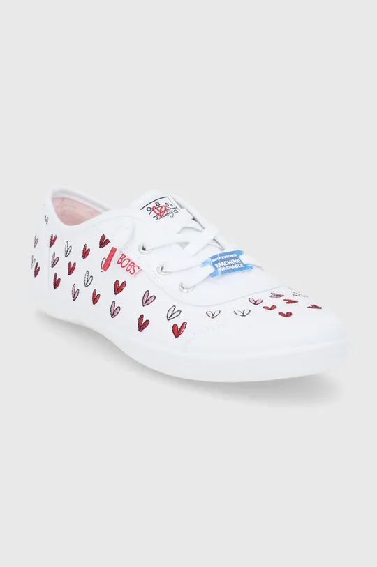 Skechers - Πάνινα παπούτσια x JGoldcrown λευκό