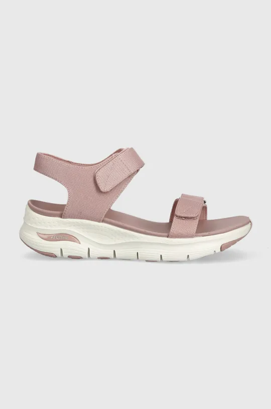 rosa Skechers sandali Donna