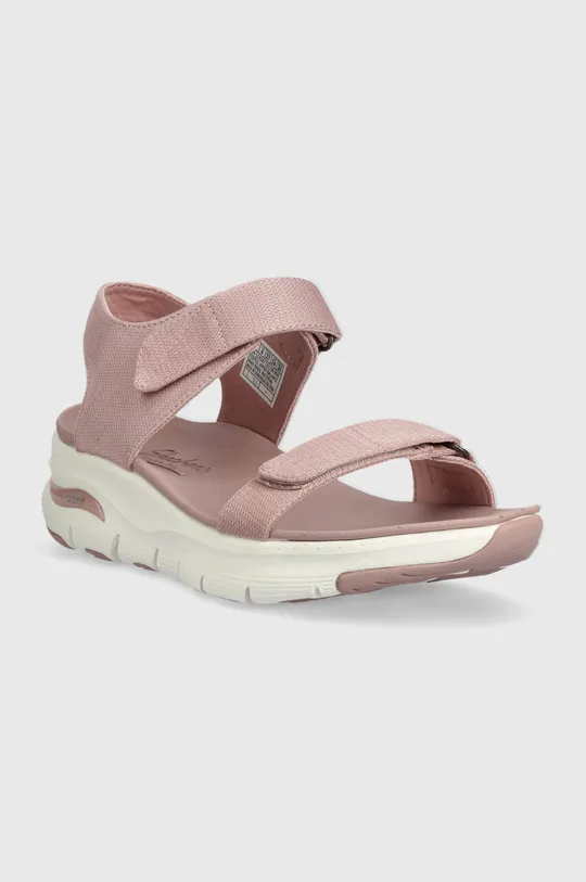 Skechers sandały różowy