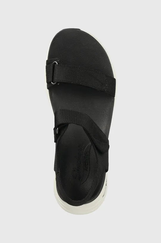 čierna Sandále Skechers