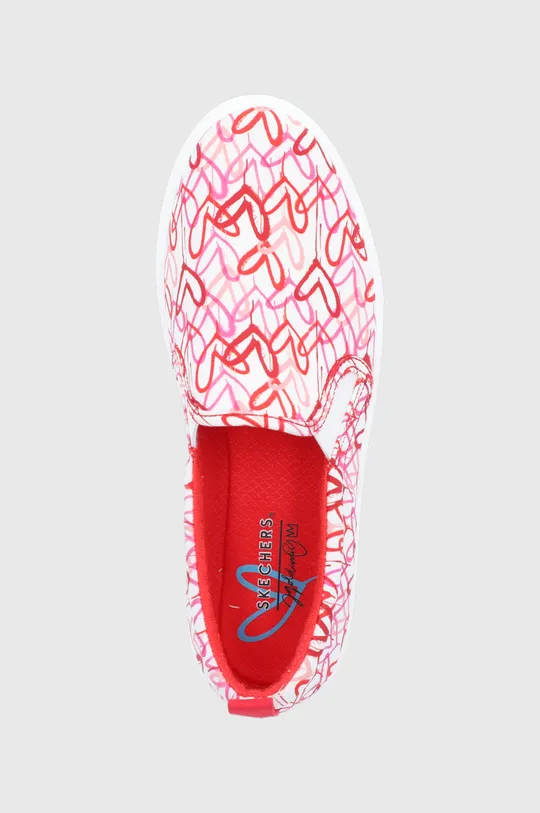 rosso Skechers scarpe da ginnastica