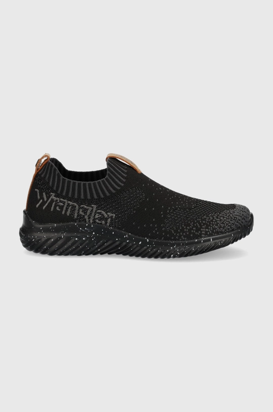 czarny Wrangler sneakersy Freesbee Slip On Damski