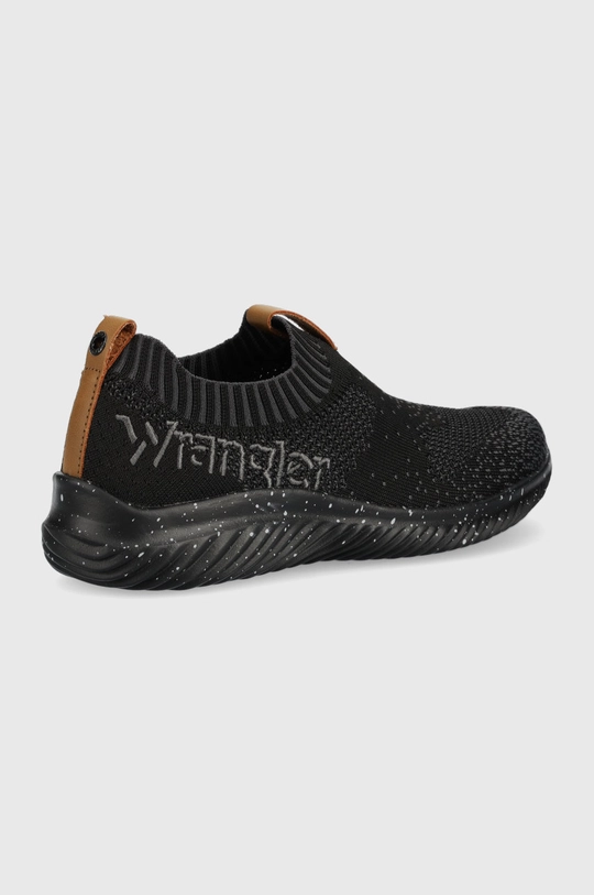 Wrangler sneakersy Freesbee Slip On czarny