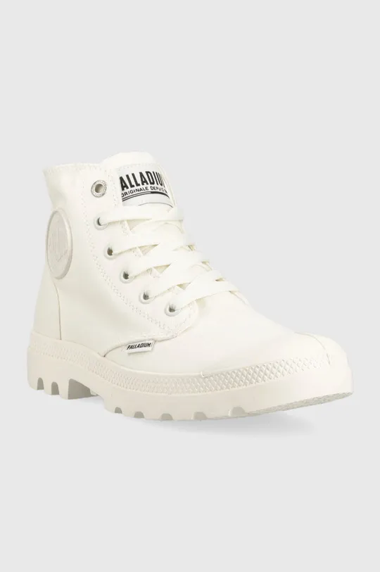 Πάνινα παπούτσια Palladium Mono Chrome λευκό