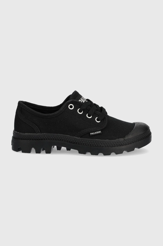 μαύρο Πάνινα παπούτσια Palladium Pampa Oxford Γυναικεία